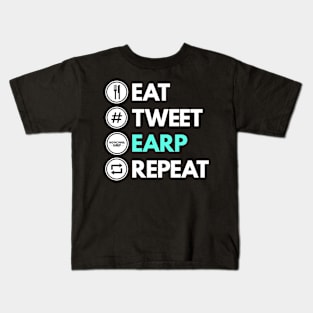 Eat Tweet Earp Repeat - Wynonna Earp Kids T-Shirt